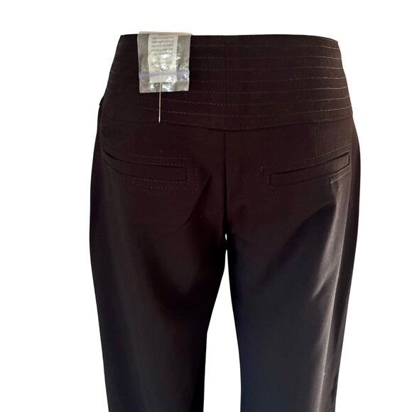 Cache Black Pant 3" Wide Self Belt Waist Wide Leg Sailor Style NWT $128 - Picture 6 of 9